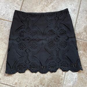 Drew Black Mini Skirt